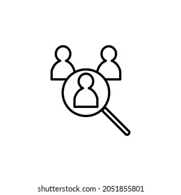 Hiring Vector Icon, Human resource icon,Recruitment