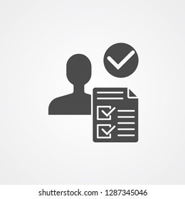 Hiring vector icon sign symbol