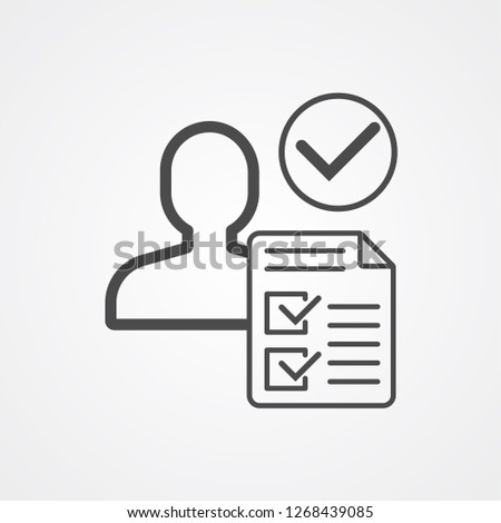 Hiring vector icon sign symbol