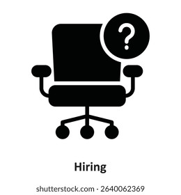 Hiring Vector Icon which can easily modify or edit
