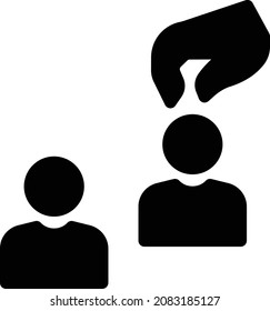 hiring vector illustration isolated on a transparent background . glyph vector icons for concept or web graphics.