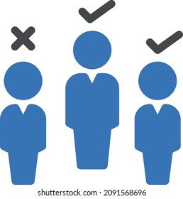 hiring vector illustration isolated on a transparent background . glyph vector icons for concept or web graphics.