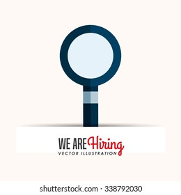 hiring workers design, vector illustration eps10 graphic 
