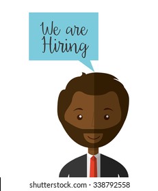 hiring workers design, vector illustration eps10 graphic 