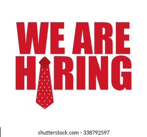 hiring workers design, vector illustration eps10 graphic 