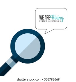 hiring workers design, vector illustration eps10 graphic 