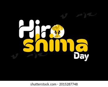 Hiroshima Day. Hiroshima day banner and poster design for social media and print media.
