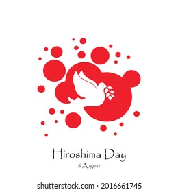 Hiroshima Day. Vector illustration design.