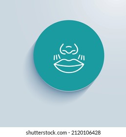 Hirsutism Treatment Icon Vector Design