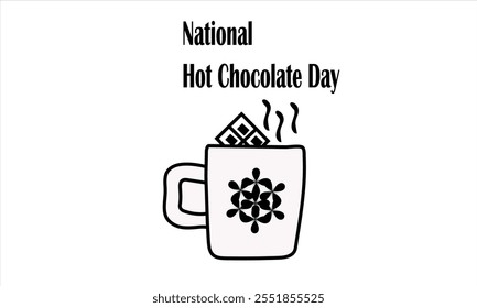 his is Eye Soothing, Trendy  Minimalist Icon Design for National Hot Chocolate Day. Express your unique style with our custom-designed Icon, featuring vibrant colors and eye-catching Graphics.

