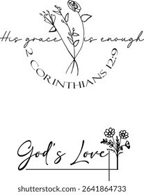 HIS GRACE IS ENOUGH 2 CORINTHIANS 12 9 GODS LOVE