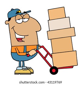 Hispanic Delivery Man