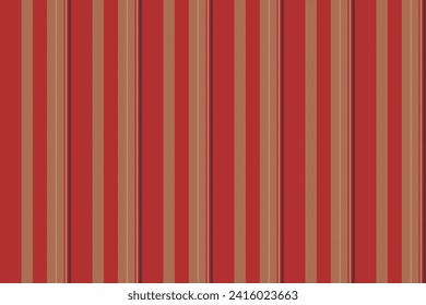 Hispanic fabric seamless vector, store texture pattern lines. Scenery stripe background textile vertical in red and green color.