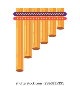 hispanic heritage instrument flute illustration