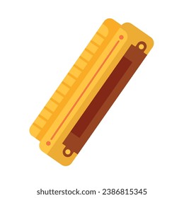 hispanic heritage instrument harmonica illustration isolated