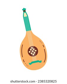 hispanic heritage lute vector isolated