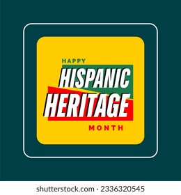 hispanic heritage month, holiday concept