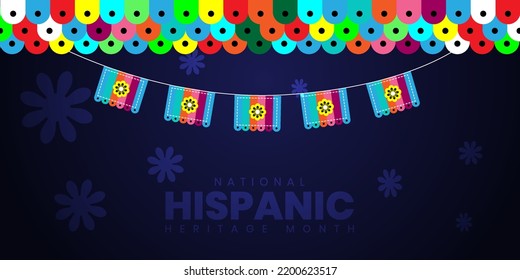 Hispanic Heritage Month. Hispanic And Latino Culture. Latin American Patterns.