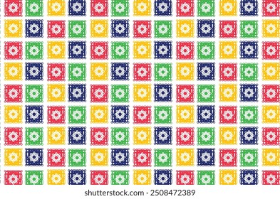 Hispanic Heritage Month Pattern Design Vector Collection