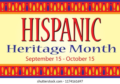 Hispanic Heritage Month Sign