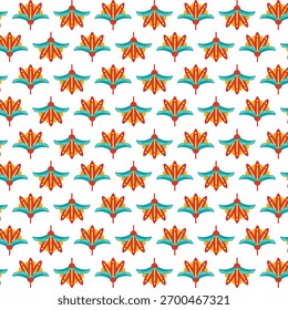 Design de vetor de padrão de quadro de histórico hispânico