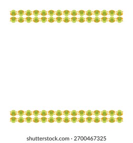 Design de vetor de padrão de quadro de histórico hispânico