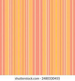 Hispanic Linien vertikalen Streifen, Produktionsmuster Vektorgrafik nahtlos. Rock Textur Textur Textilhintergrund in orange und rote Farben Palette.