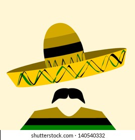 hispanic man wearing sombrero