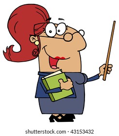 Hispanic Professor Woman