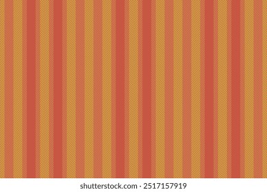 Hispanic seamless vertical fabric, fantasy lines textile vector. Pink texture stripe background pattern in red and orange colors palette.