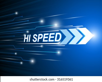 hi-speed network digital.technology abstract background vector 