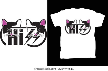 Hiss Cat T Shirt, Funny Shirt, Hiss Band Tee, Funny Cat Shirt, Cat Lover Shirt