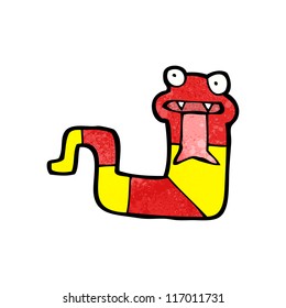 hissing snake cartoon
