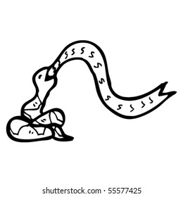 hissing snake cartoon