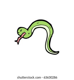 hissing snake cartoon