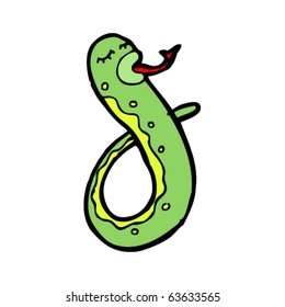 hissing snake cartoon