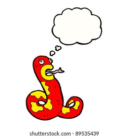 hissing snake cartoon