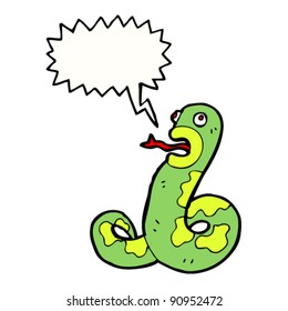 hissing snake cartoon