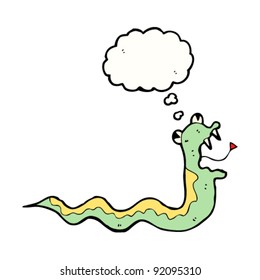hissing snake cartoon