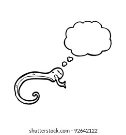 hissing snake cartoon