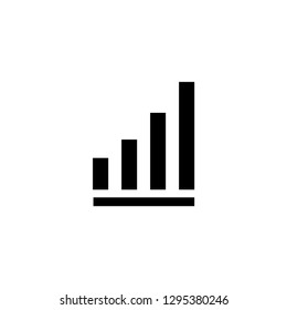 Histogram sign - simple icon