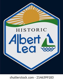 Historic Albert Lea Minnesota sign 