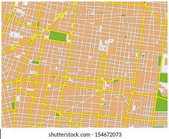 Historic Center Of Mexico City Map