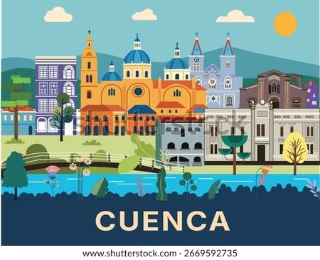 Historic Cityscape of Cuenca Ecuador