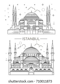 Historic landmarks, famous showplaces of Turkey.