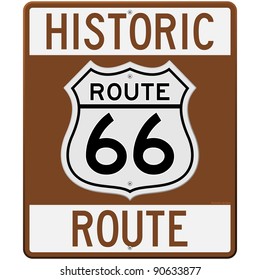 Historic Route 66 Sign