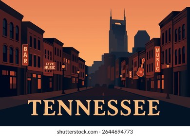 Nashville’s historic streets come alive in the evening, with vibrant city lights and a rich cultural scene, making it a perfect destination for a relaxing evening stroll through the city’s downtown