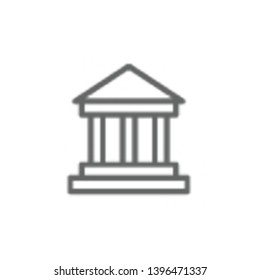 Historic theatre icon. Element of theatre icon. Thin line icon for website design and development, app development. Premium icon
