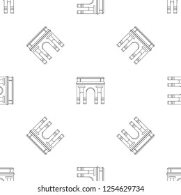 Historical arch icon. Outline illustration of historical arch vector icon for web design isolated on white background