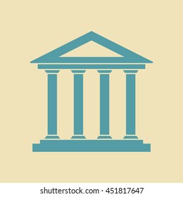 Historical building icon 